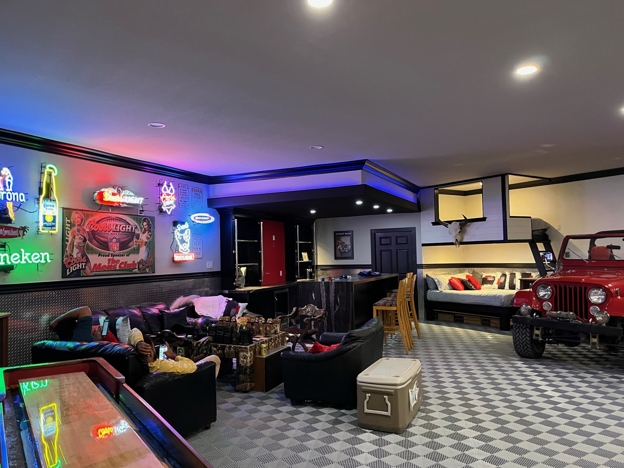 Man cave detail